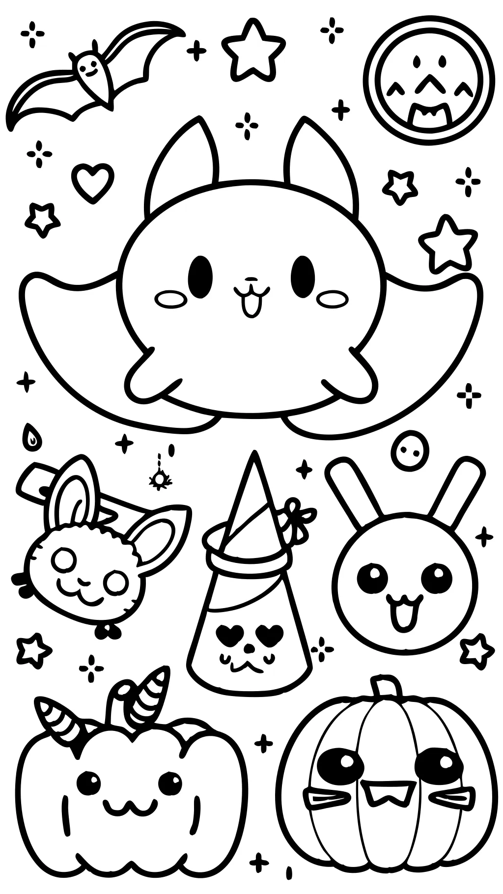 cinnamoroll halloween coloring pages